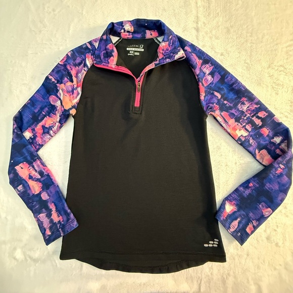 BCG Black and Vibrant Multicolor Pullover Size XS(6-6X) - Picture 1 of 3